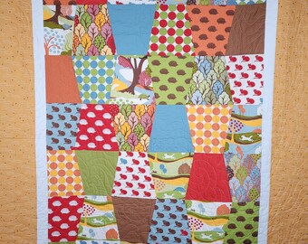 Woodland Critters Tumbler Quilt