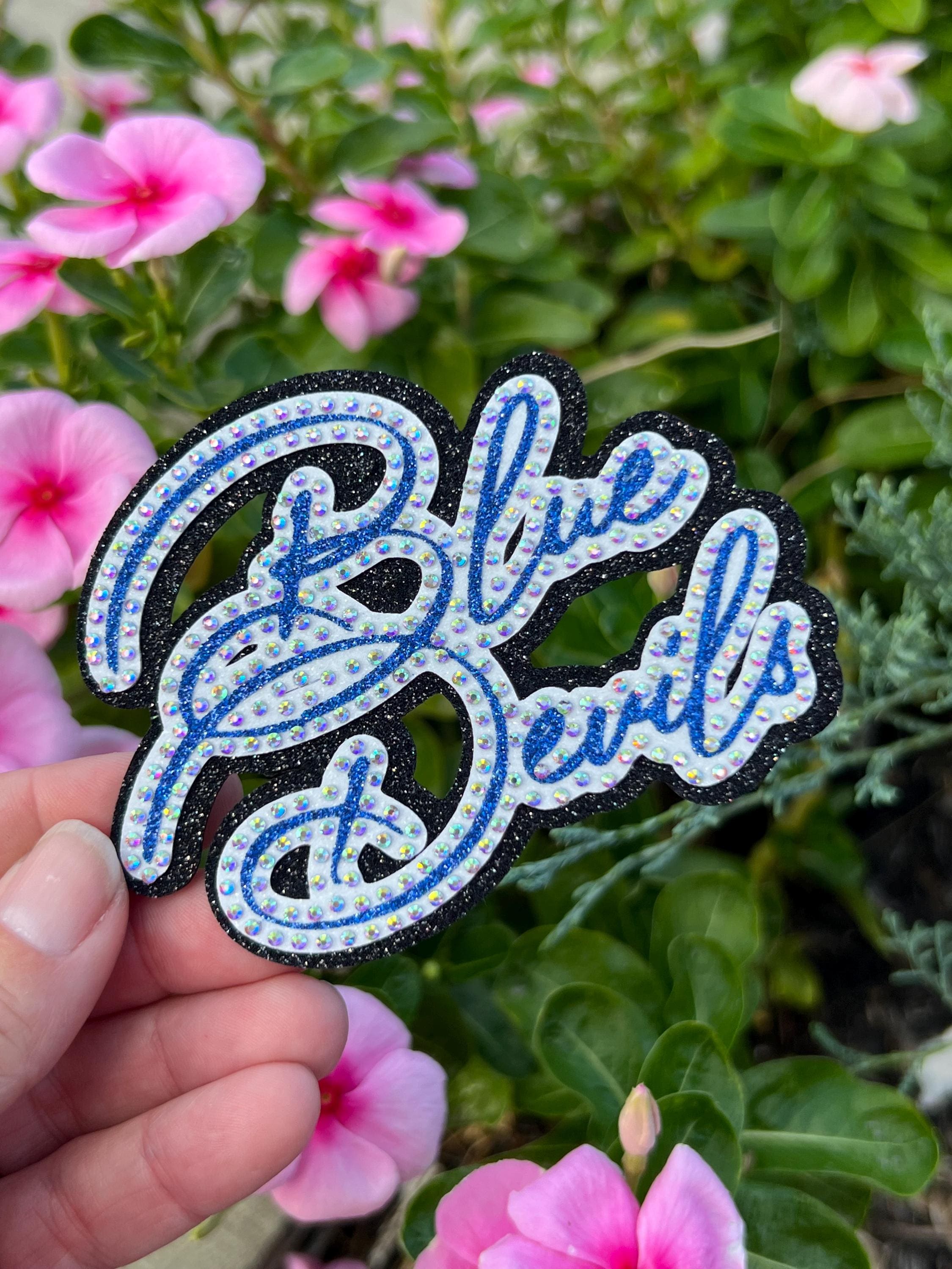BLUE DEVIL PATCH ブルー デビル ワッペン パッチ Duke Blue Devils~Embroidered PATCH~3 1/8