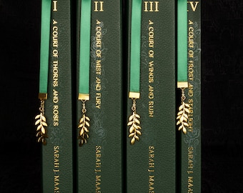 Saga ACOTAR - La secuencia de Feyre / Edición encuadernada a mano en verde y dorado