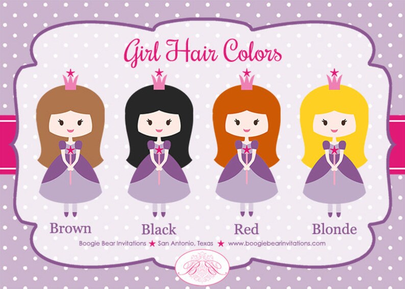 Princess I am 1 Birthday Highchair Banner Magic Fairy Girl Purple Pink Royal Star Crown 1st 2nd 3rd 4th Boogie Bear Invitations Lauren Theme