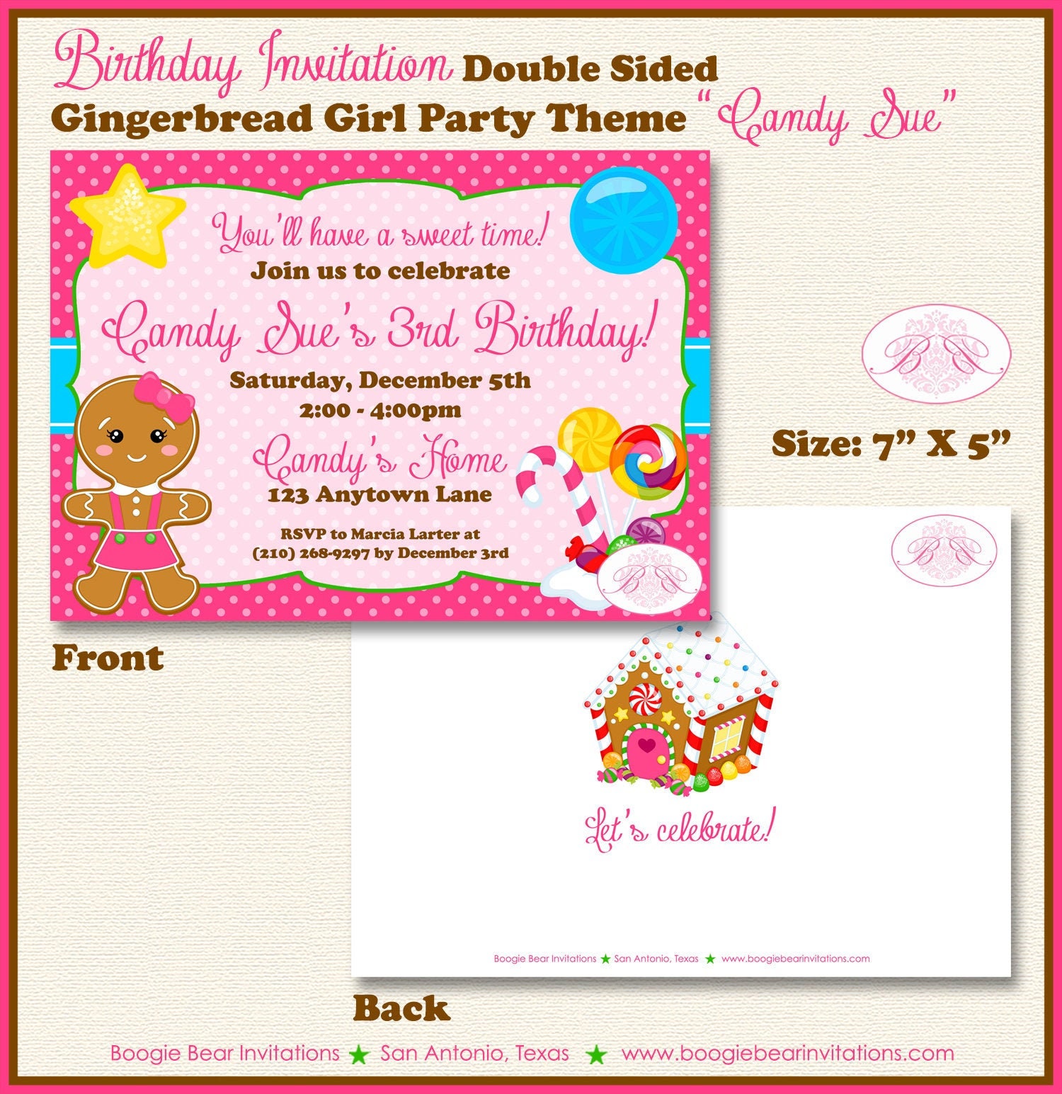 Paper Paper & Party Supplies confetti ZOOM Birthday Invitation Girl