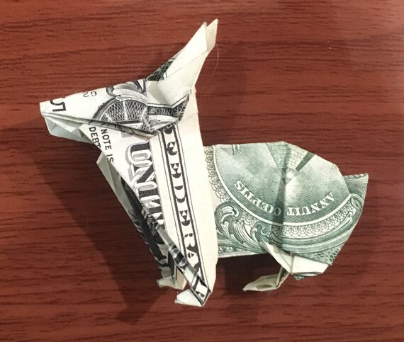Origami Dollar Corgi Or Rabbit