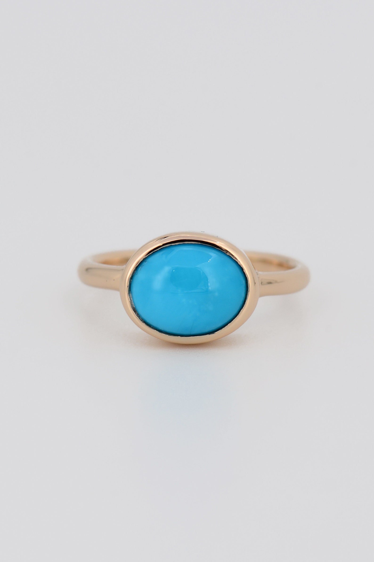 Jane Austen Turquoise Ring Oval Turquoise Ring Sleeping - Etsy