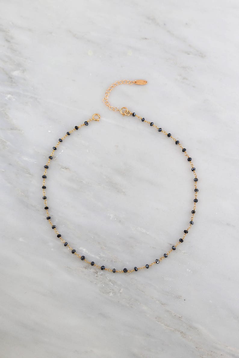 Choker Necklace Wire Wrapped Necklace Gemstone Wire Beaded Etsy