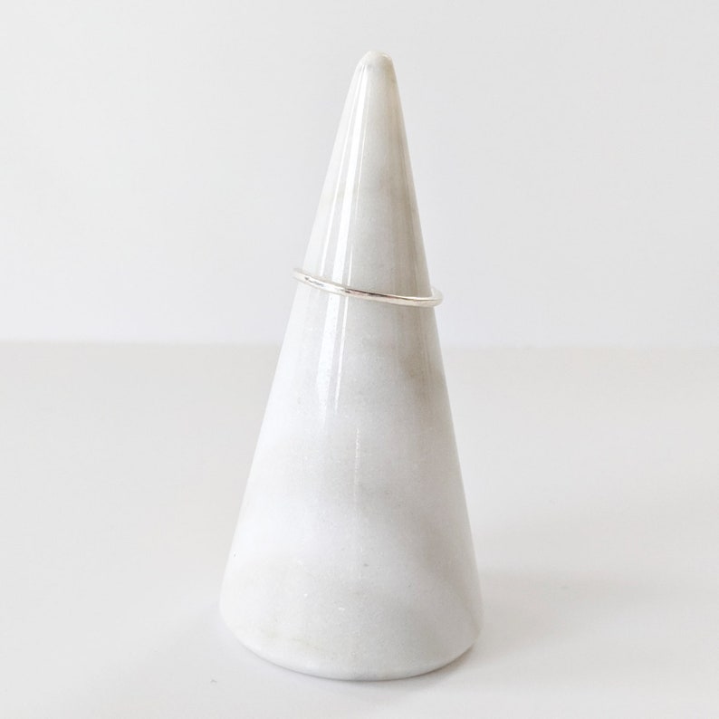 100% Genuine Marble Ring Holder Cone image 6