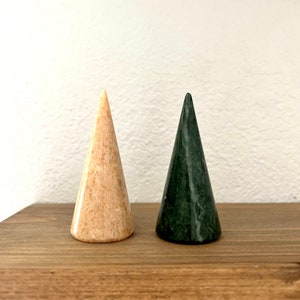 100% Genuine Marble Ring Holder Cone image 8