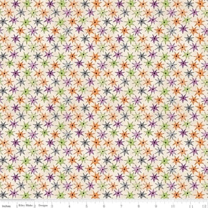 Ghoul Friends C16055 Stars Cream by Teresa Kogut for Riley Blake Designs - by the half-yard