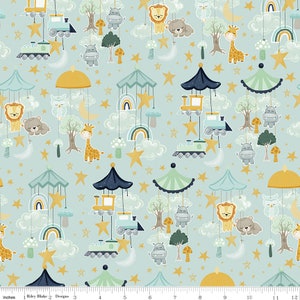 It&#39;s A Boy C13251 Aqua by Echo Park Paper Co for Riley Blake Designs - by the half-yard