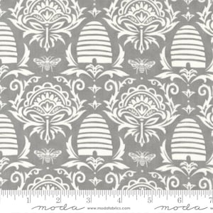 Honey Lavender 56082 27 Pebble Grey by Deb Strain for Moda Fabrics - by the half-yard