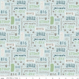 Fossil Rim C6611 BLUE by Deena Rutter for Riley Blake Fabrics - by the half-yard