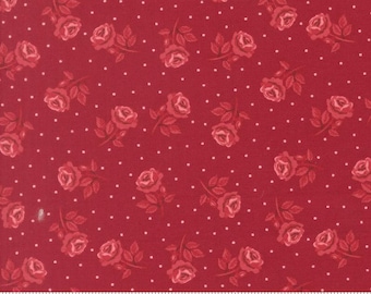 Je T'aime 20995 18 Scarlet by Stacy Iest Hsu for Moda Fabrics - by the half-yard