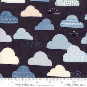 Wild and Free Midnight 35313 12 by Abi Hall for Moda Fabrics - by the half-yard