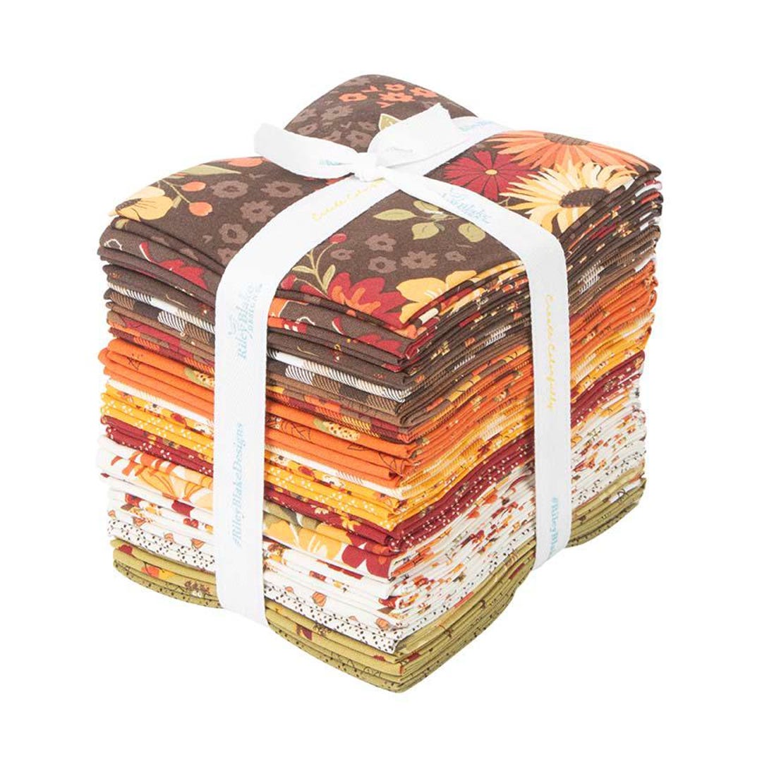 Fall's in Town Fat Quarter Bundle by Sandy Gervais for Riley Blake ...