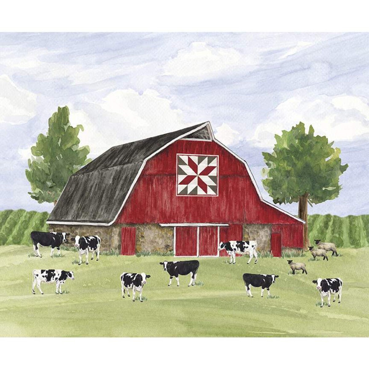 Barn Quilts PD11055 Panel by Tara Reed for Riley Blake Designs