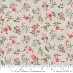 by the half-yard Quill Aqua 44155 14 by 3 Sisters for Moda Fabrics
