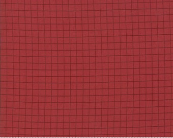 Flourish Brick Red 10915 12 by Natalia & Kathleen for Moda Fabrics - by the half-yard