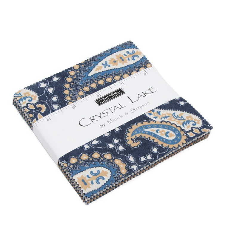 Crystal Lake Jelly Roll 40 2.5-inch Strips by Minick /& Simpson for Moda Fabrics