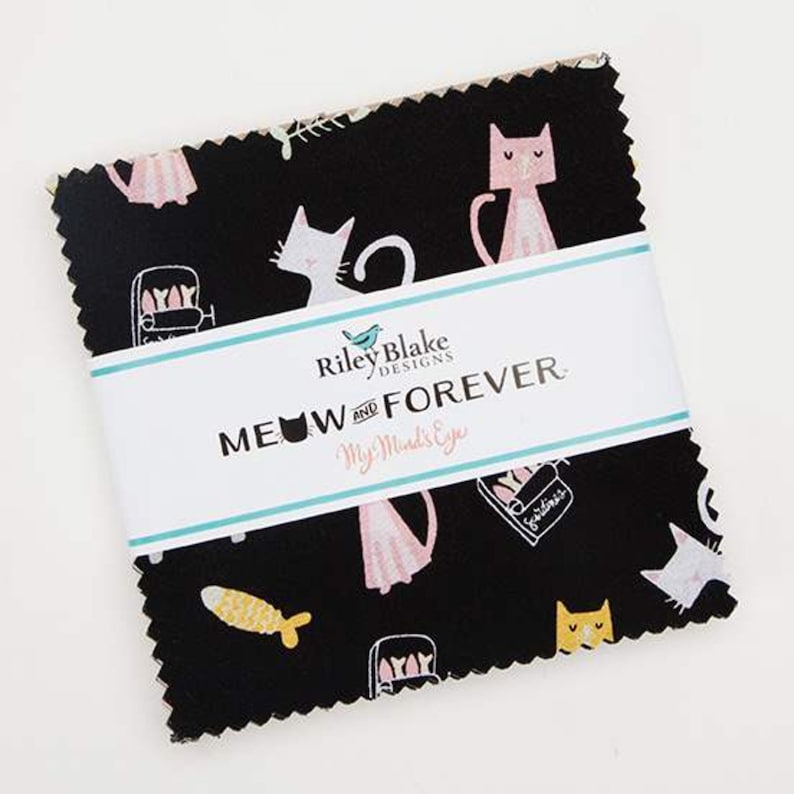 Rolie Polie 5 Stackers 2 items in listing Meow and Forever by My Mind/'s Eye for Riley Blake
