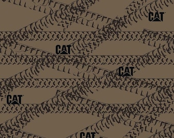 Caterpillar 100 Years C16723 Khaki by Riley Blake Designs - by the half-yard