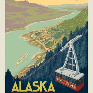Destinations Alaska P10397 Mount Roberts by Anderson Design Group for Riley Blake Designs - by the panel