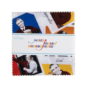 Mister Rogers Neighborhood 5&quot; stacker by Riley Blake Designs