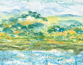 Sunshine Blue Skies 39831 11 Multi by Create Joy Project for Moda Fabrics - by the half-yard
