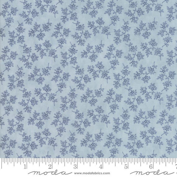 Moda VICTORIA Blue Eyes 44169 12 Quilt Fabric By The Yard By 3 Sisters