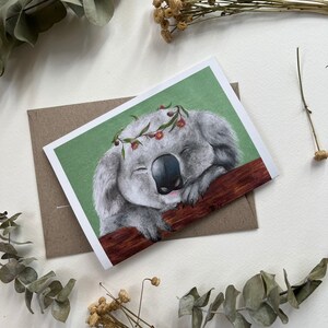 Koala Baby, Australian Native Animal, Greeting Card image 2