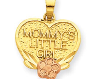 Two-Tone "Mommy's Little Girl" Charm (JC-718)