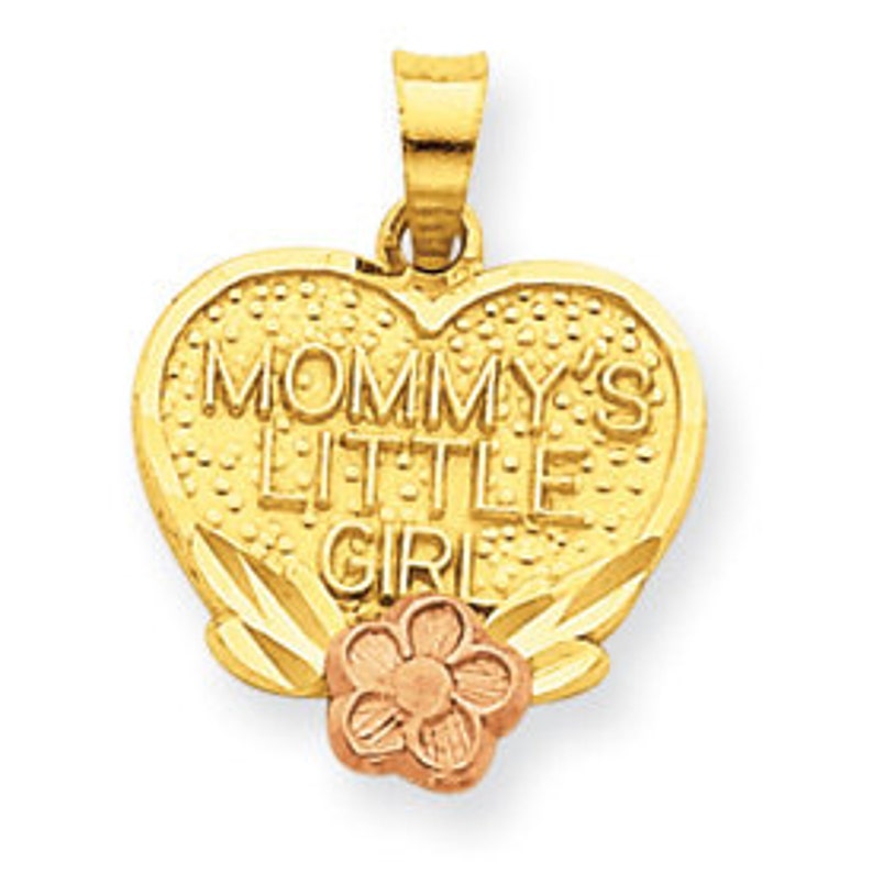 Two-Tone Mommy's Little Girl Charm JC-718 image 1