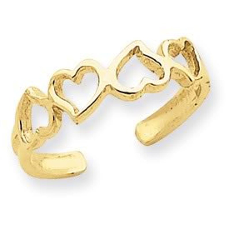 Open Hearts Toe Ring JC-780 image 1