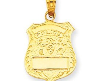 Police Badge Pendant (JC-659)