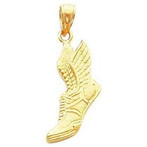 Hermes Winged Shoe 14K Yellow Gold Charm