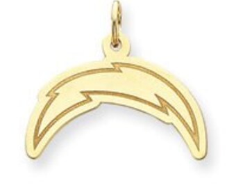 San Diego Chargers Large Lightening Bolt Charm (JC-024)