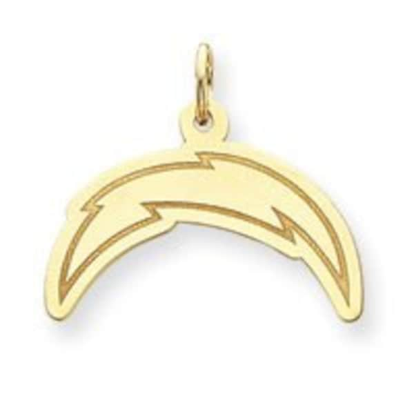 San Diego Chargers Large Lightening Bolt Charm (JC-024)