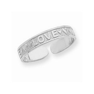 Love Toe Ring R551 image 2