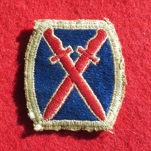 Original 1940&#39;s World War II Era 87th Infantry Regiment Uniform Patch