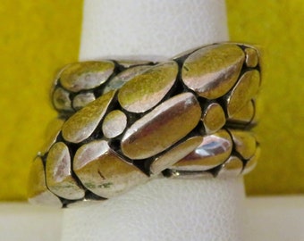 Vintage John Hardy Kali Sterling Silver Twist Ring - Size 8