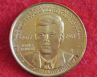 1917-1963 JFK Commemorative Token - John Fitzgerald Kennedy