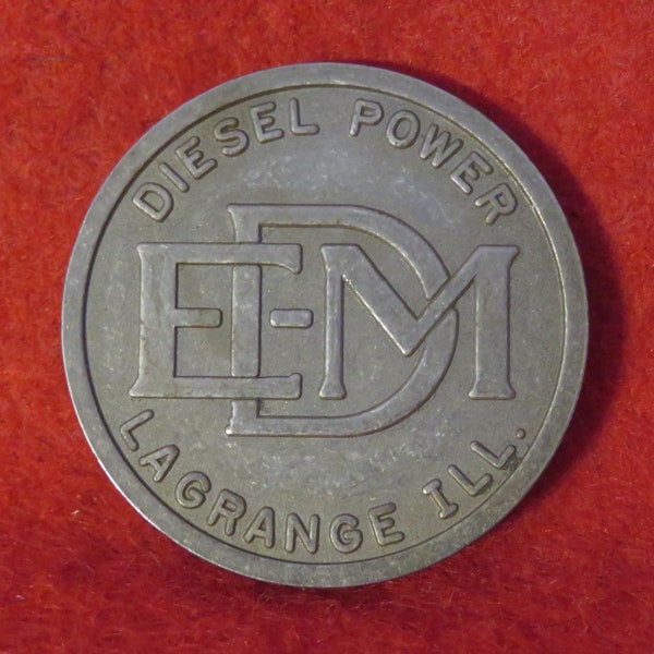 1989 General Motors EMD Electro Motive Diesel Power 50th Anniversary Token