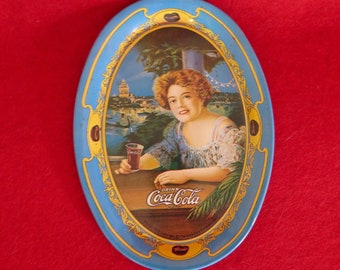 Vintage 1973 Coca Cola Tip Tray Ladies Of Coke Tin Advertising Promo