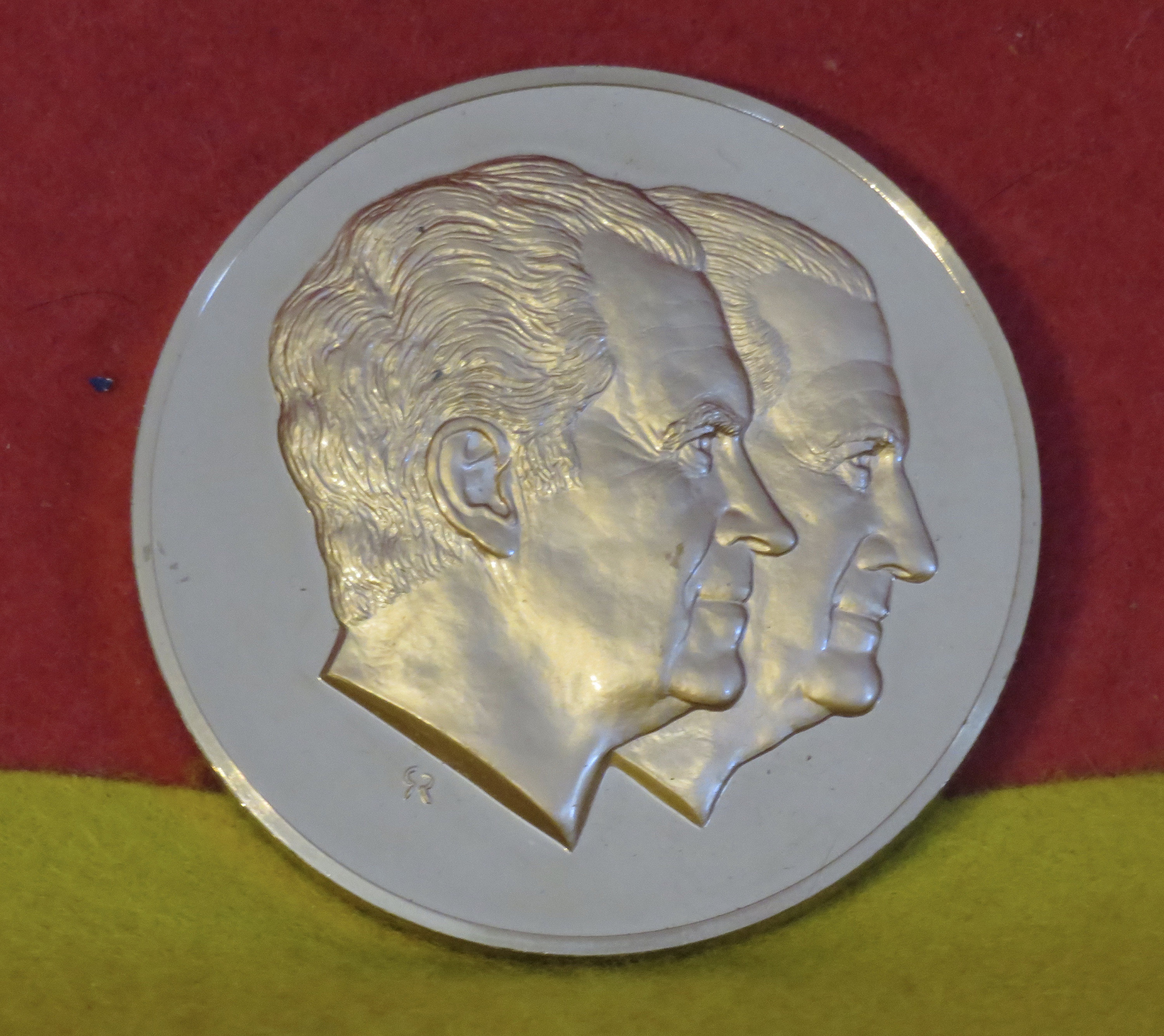 1973 President Richard Nixon Spiro Agnew Inauguration Proof Bronze