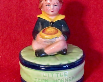 Vintage 1950s Little Jack Horner Salt and Pepper Shakers - Made In Japan