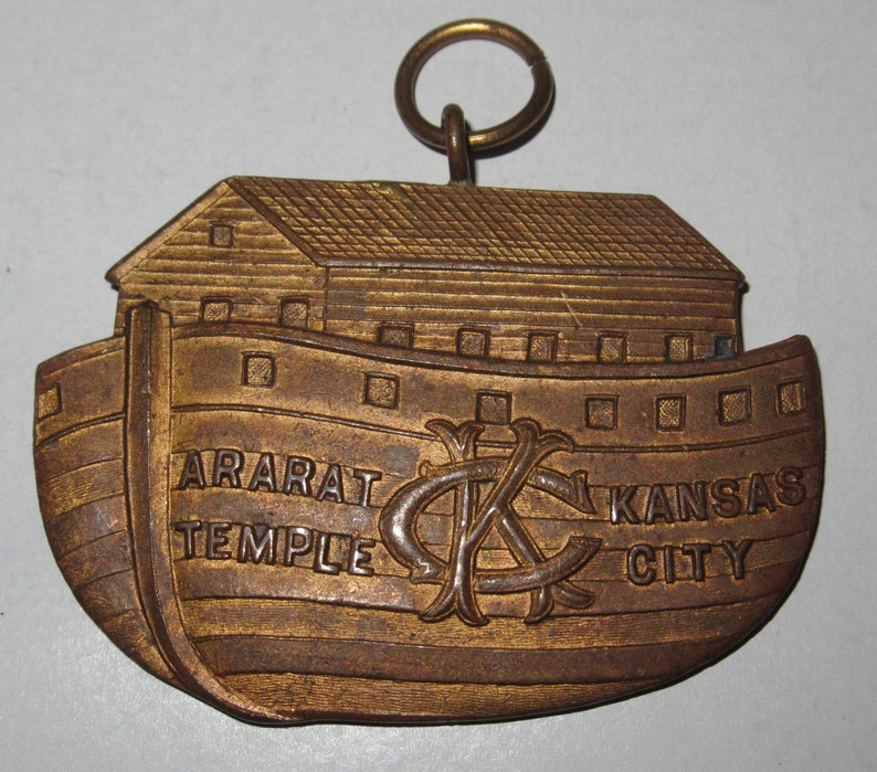 Original 1920's Shriners Ararat Temple Kansas City Bronze Etsy