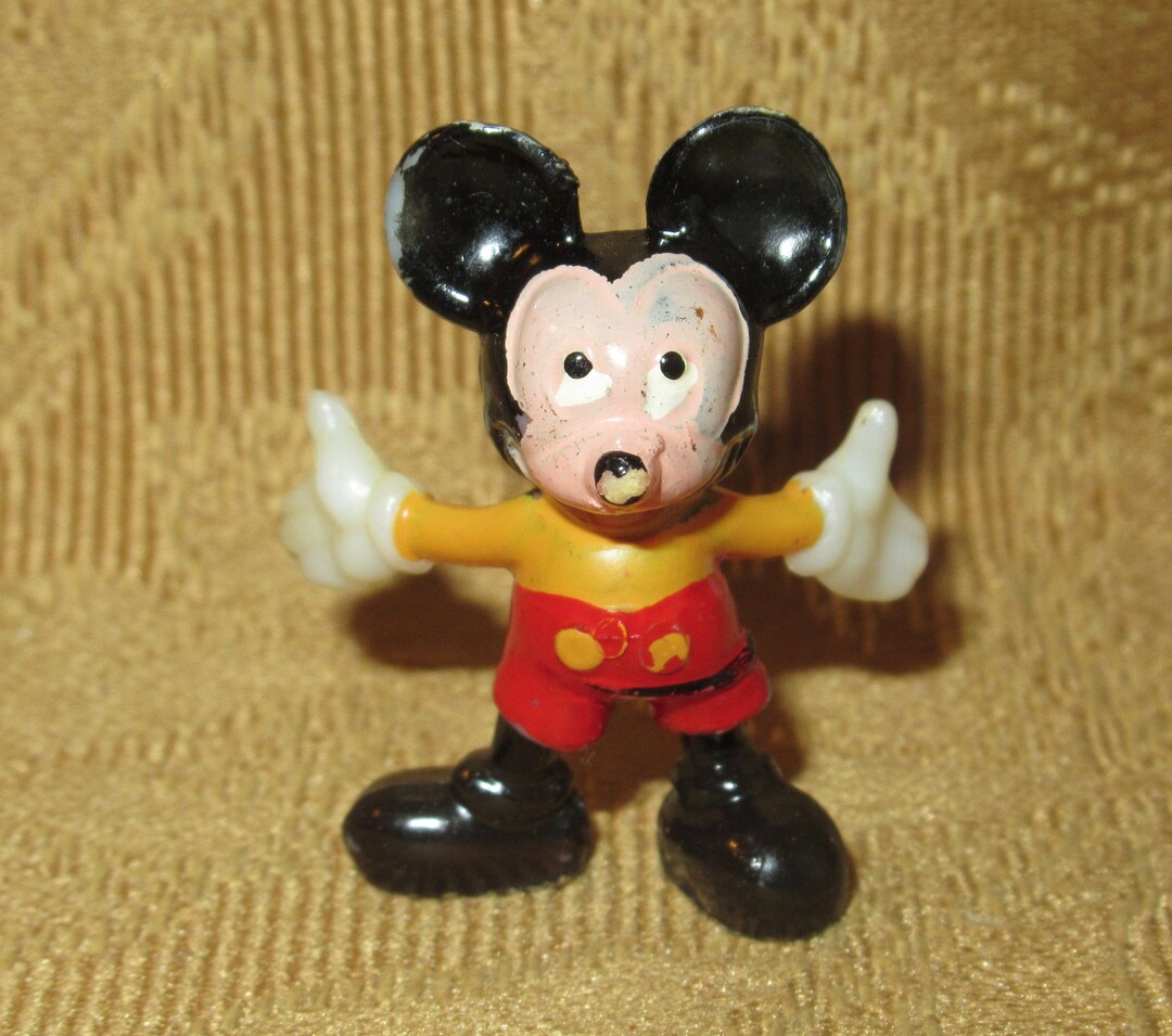 Mickey Mouse Marx Disney On Parade Disneykins Vintage Plastic Playset