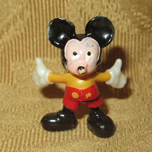 Mickey Mouse Marx Disney On Parade Disneykins Vintage Plastic Playset Figure