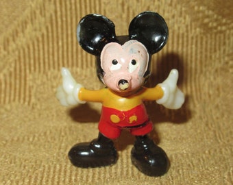 Mickey Mouse Marx Disney On Parade Disneykins Vintage Plastic Playset Figure