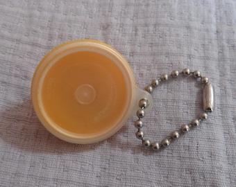 Vintage 1960's Yellow Tupperware Bowl Advertising Key Chain/Keychain