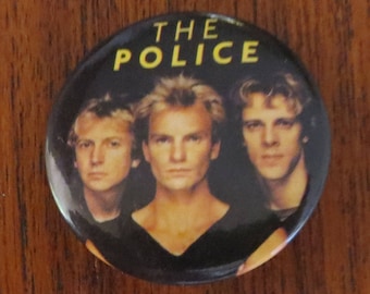 Original 1983 The Police Pinback Button - Official