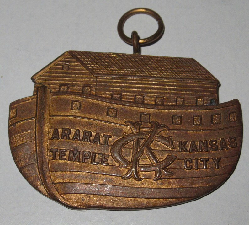 Original 1920's Shriners Ararat Temple Kansas City Bronze Etsy